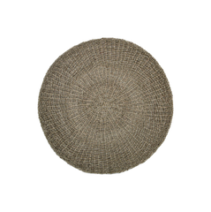 HSM-collectie Vloerkleed -ø100-Natuur-Raffia/Zeegras