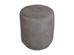 HSM-collectie - Ronde Poef Otto - 37x37x44 - Wit - Stof