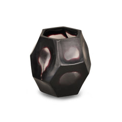 HSM-collectie Theelichthouder Herfst-Ø10x10-Zwart/Transparant-Glas