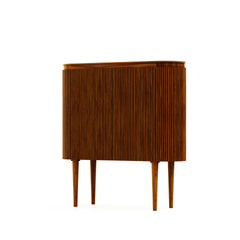 HSM-collectie-Bar Kabinet Tide 4 Deur-140x45x150-Bruin-Mango