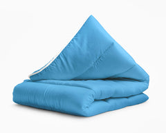 Alles-in-één Lazy 1-persoons dekbed Blauw 140 x 200