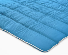 Alles-in-één Lazy 1-persoons dekbed Blauw 140 x 200