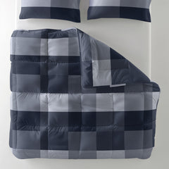 All-in-one Lazy 1-persoons dekbed Anne Blue 140 x 200 cm