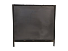 HSM-collectie Vitrinekast Brooklyn Laag 2 Deur-90x40x90-Grijs-Metaal/Glas