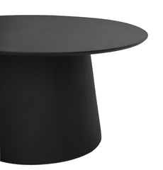HSM-collectie - Ronde eettafel Drum-120X120X77-Zwart-Mango