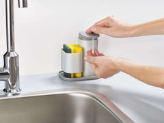 Countertop Organizer Soap Dispenser with Sponge Holder - Zeepdispenser