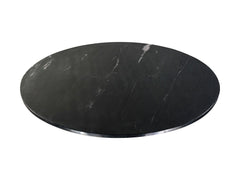 HSM-collectie - Ronde eettafel Marmer - 90x90x76 - Zwart/Goud - Marmer/Metaal