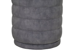 HSM-collectie - Ronde Poefringen - 45x45x40 - Dolfijn Grijs - Stof