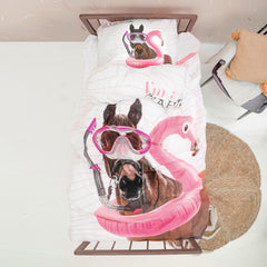 Dekbedovertrek I'm a Seahorse 140 x 220