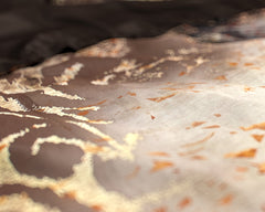 Dekbedovertrek Inferno Taupe 140 x 220 - 1-persoons dekbedovertrek