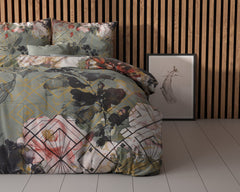 Dekbedovertrek Marmer Art Deco Groen 140 x 200/220 - 1-persoons dekbedovertrek
