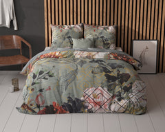 Dekbedovertrek Marmer Art Deco Groen 140 x 200/220 - 1-persoons dekbedovertrek