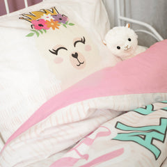 Dekbedovertrek Prinses Al Paca Roze 140 x 220