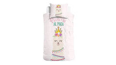 Dekbedovertrek Prinses Al Paca Roze 140 x 220