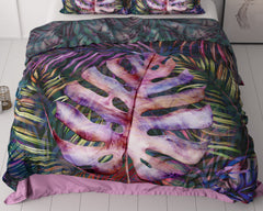 Dekbedovertrek Romina Purple 140 x 200/220 - 1-persoons dekbedovertrek