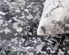 Dekbedovertrek Signature Velvet Katoen Emma Antraciet 200 x 220 - 2-persoons dekbedovertrek