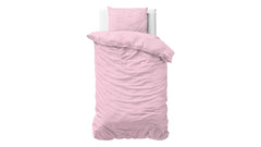 Dekbedovertrek Stonewashed Roze 140 x 220 - 1-persoons dekbedovertrek