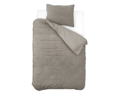 Dekbedovertrek Teddy Kaki 140 x 200/220 - 1-persoons dekbedovertrek
