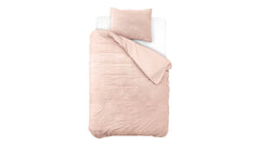 Dekbedovertrek Teddy Roze 140 x 220 - 1-persoons dekbedovertrek