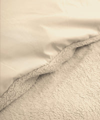 Dekbedovertrek Teddy Taupe 140 x 220 - 1-persoons dekbedovertrek