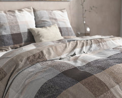 Dekbedovertrek Thor Taupe 200 x 220