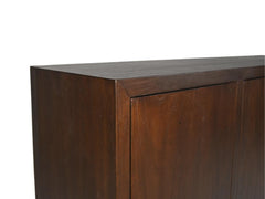 HSM Collectie-Dressoir 3 Deur-150x42x85-Bruin-Teak Fineer
