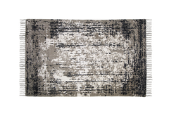HSM-collectie Vloerkleed -180x120x0,35-Blauw/Beige-Katoen