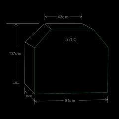 Enders Premium beschermhoes voor Chicago 3 + 3 R - BBQ accessoires
