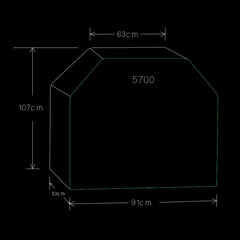 Enders Premium beschermhoes voor Chicago 3 + 3 R - BBQ accessoires