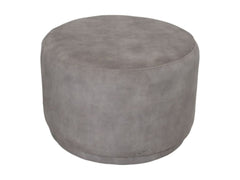 HSM-collectie - Ronde Poef Otto - 55x55x40 - Wit - Stof