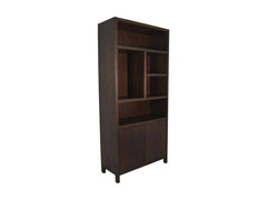 HSM-collectie Wandkast Met 5 Vakken L-100x42x215-Bruin-Teakfineer