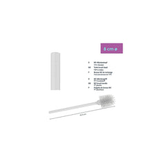 Flexibele toiletborstel 42,5 cm - Toiletborstel