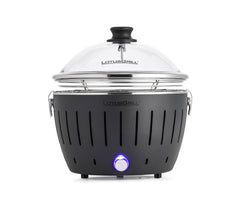 LotusGrill Glazen deksel voor Mini Ø290mm - Met geïntegreerde thermometer