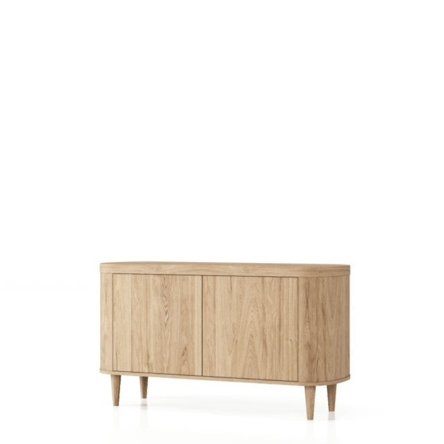 HSM-collectie-Dressoir Dune 2 Deur-140x50x77,5-Naturel-Eiken - Dressoir