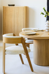HSM-collectie Wandkast Dune 2 Deur-120x50x160-Naturel-Eiken - Wandkast