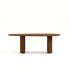 Organische eettafel Tide - 240x110x76 - Bruin - Acacia