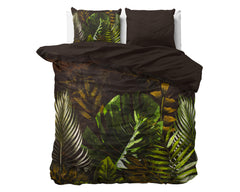 Dekbedovertrek Jungle Art 2 Taupe 200 x 220