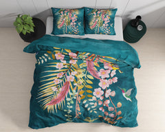 Dekbedovertrek Kamala Botanisch Groen 200 x 220