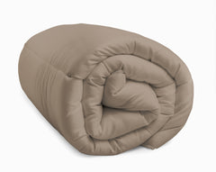 All-in-one Lazy 2-persoons dekbed Misty / Teak 200 x 200