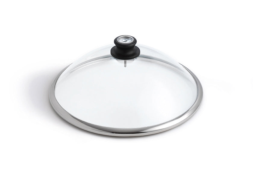 LotusGrill Glass Cover for Classic Ø350mm - With integrated thermometer - LotusGrill accessoires - 10%