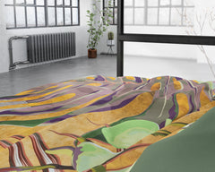 Dekbedovertrek Natuur Fusion Geel 200 x 220