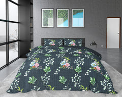 Dekbedovertrek Natuur Bladeren Groen 200 x 220