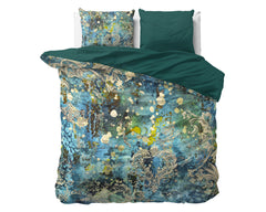Dekbedovertrek Oceaan Druppels Blauw 200 x 220