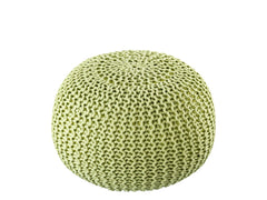 Pouf PREMIUM ø45cm Zitkruk Gehaakte poef Binnen Terras Zwembad Tuin Duurzaam