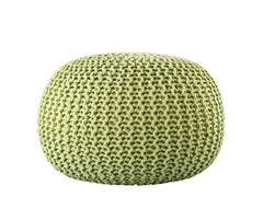 Pouf PREMIUM ø45cm Zitkruk Gehaakte poef Binnen Terras Zwembad Tuin Duurzaam