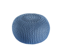 Pouf PREMIUM ø45cm Zitkruk Gehaakte poef Binnen Terras Zwembad Tuin Duurzaam