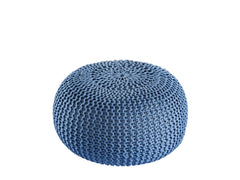 Pouf PREMIUM ø45cm Zitkruk Gehaakte poef Binnen Terras Zwembad Tuin Duurzaam