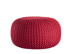 Pouf PREMIUM ø45cm Zitkruk Gehaakte poef Binnen Terras Zwembad Tuin Duurzaam