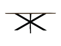 eettafel-200x100x76-natuurlijk/zwart-mango/metaal