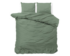 Dekbedovertrek Satin Point Groen 200 x 220